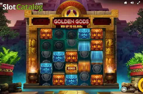 Respin Screen. Golden Gods slot