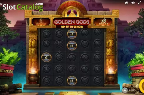 画面9. Golden Gods カジノスロット