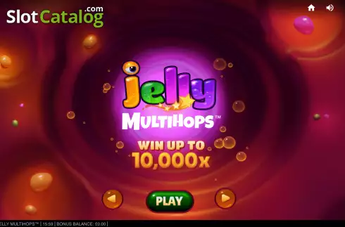 Start Screen. Jelly Multihops slot