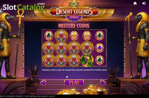 Game Rules 1. Desert Legends Spins slot