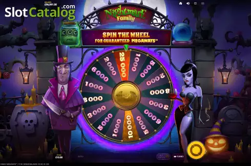 Free Spins. Nightmare Family Megaways slot