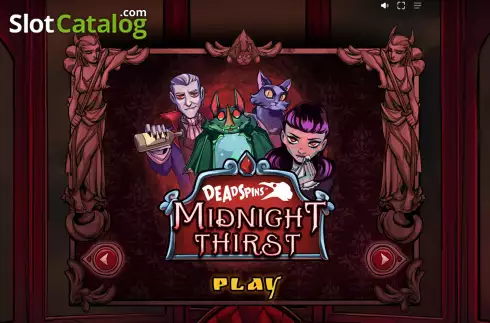 Start Screen. Midnight Thirst Deadspins slot