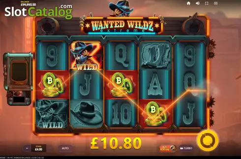 Win Screen 2. Wanted Wildz Extreme slot