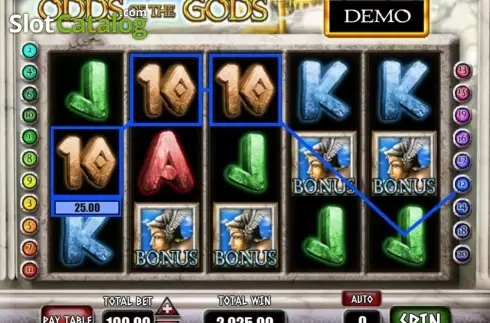 Screen7. Odds of the Gods slot