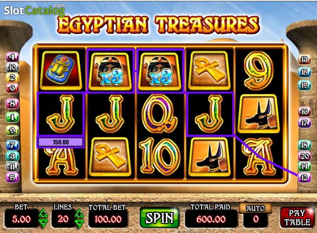egyptian treasures slot