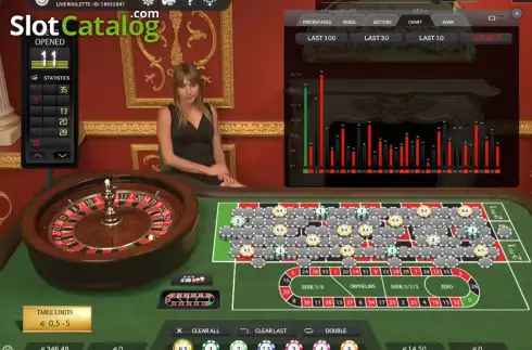 Game screen 2. Malta Roulette slot