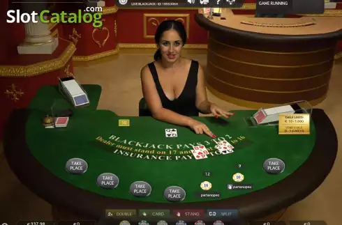 Game screen 3. Malta Blackjack slot
