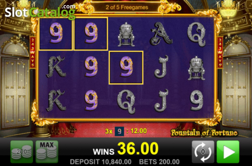 Free Spins 2. Fountain of Fortune (Merkur) slot