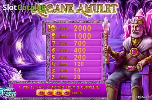 Screen2. Arcane Amulet slot