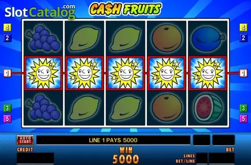 Screen5. Cash Fruits slot