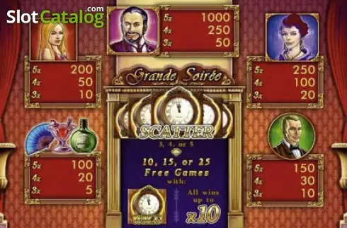 Bildschirm2. Grande Soiree slot (Merkur)
		