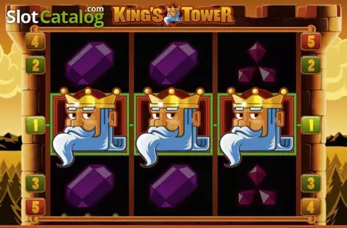 Win screen. King's Tower HD slot