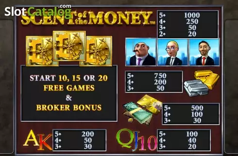 Ecran2. Scent of the Money slot