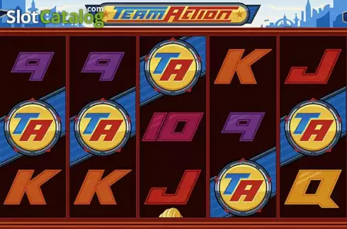 画面4. Team Action カジノスロット