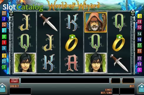 Bildschirm3. World of Wizard slot