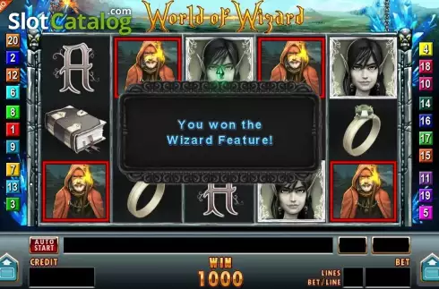 Bildschirm4. World of Wizard slot
