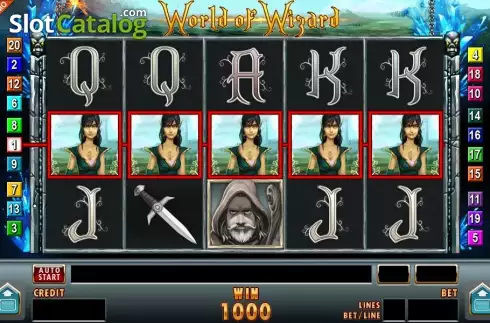 Bildschirm6. World of Wizard slot