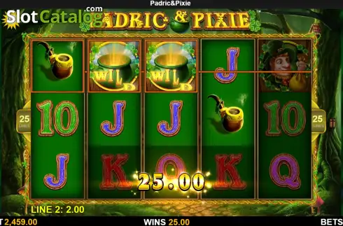 Bildschirm3. Padric & Pixie slot