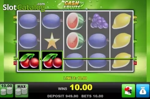Win Screen 3. Cash Fruits Plus (Merkur) slot