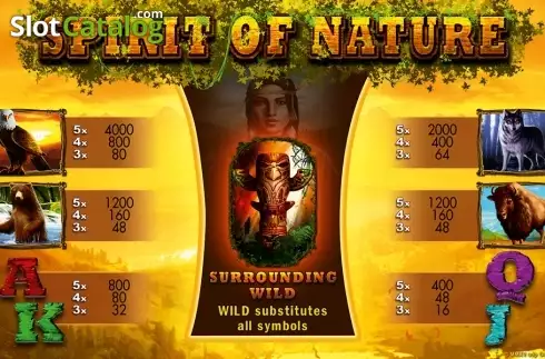画面4. Spirit of Nature HD カジノスロット