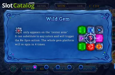 Ekran5. Magic Gems (Micro Sova) yuvası