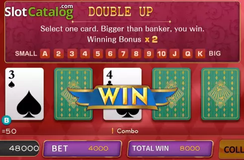 Win screen 2. 5PK Video Poker slot