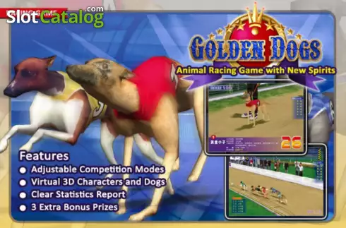 Start Game screen. Golden Dogs slot