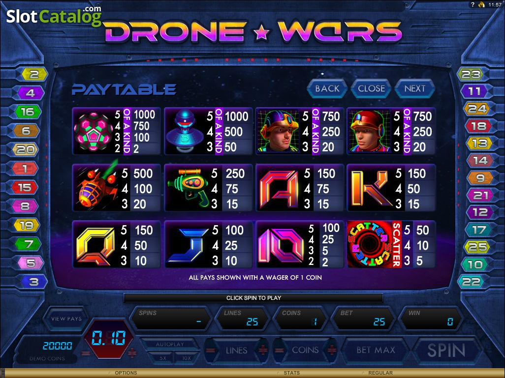 Игровой автомат drone wars столото 5 из 36 проверить билет последний тираж сумма выигрыша