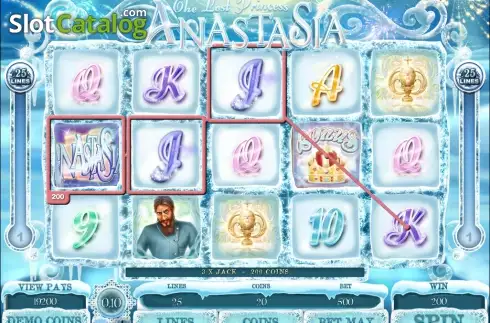 Ecran7. The Lost Princess Anastasia slot
