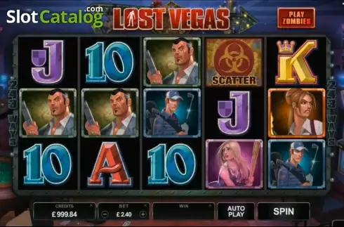 Ekran4. Lost Vegas yuvası