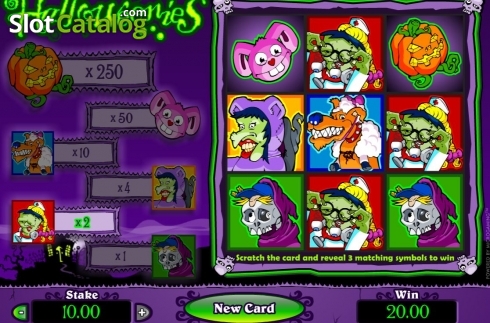 Bildschirm5. Halloweenies Scratch Card slot
