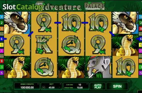 Bildschirm5. Adventure Palace slot
