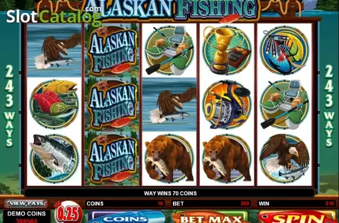 画面7. Alaskan Fishing (アラスカン・フィッシング) カジノスロット