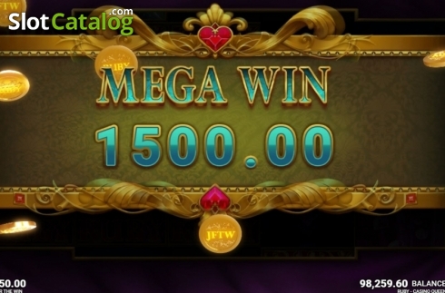 Mega Win. Ruby Casino Queen slot
