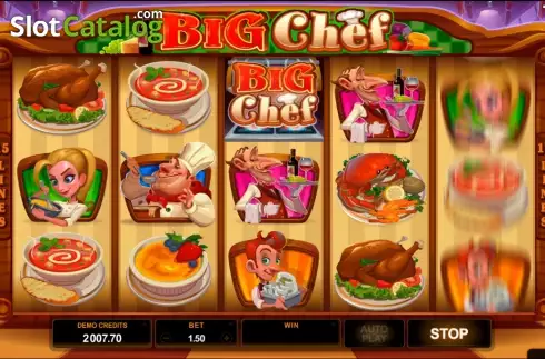 画面8. Big Chef カジノスロット