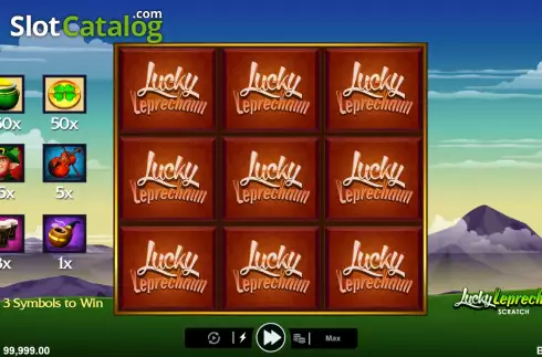 Game Screen 2. Lucky Leprechaun Scratch slot