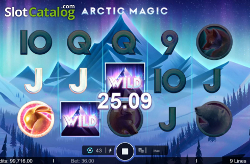 Skärmdump4. Arctic Magic slot