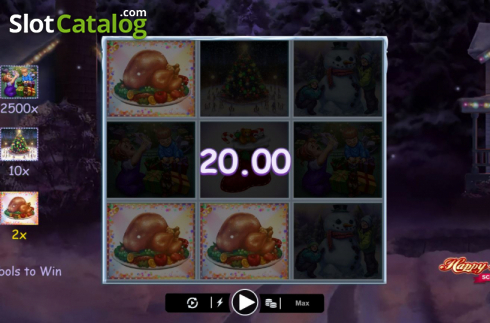 Bildschirm5. Happy Holidays Scratch slot