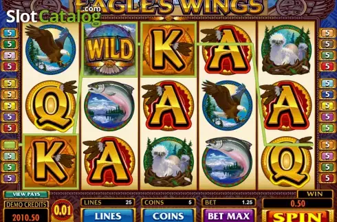 Bildschirm6. Eagle's Wings slot