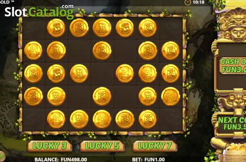 Game screen 3. Cuzco Gold slot