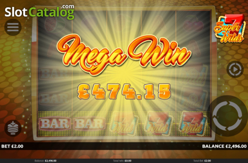 Mega Win 2. Super 7 Wilds slot