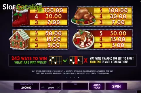 Game Rules 4. Happy Holidays (Games Global) slot