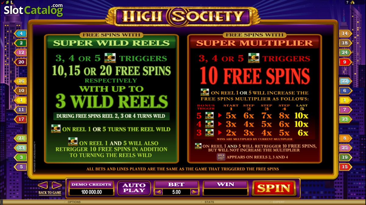 High society игровой автомат world casino онлайн