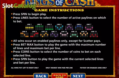 Captura de tela7. Kings of Cash slot
