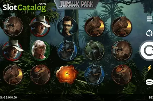 Bildschirm2. Jurassic Park (Microgaming) slot