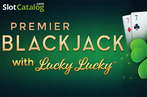 Premier Blackjack with Lucky Lucky Logotipo