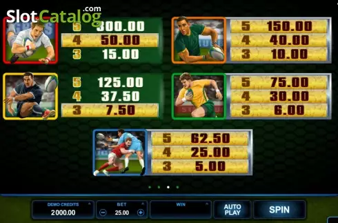 Screen4. Rugby Star slot