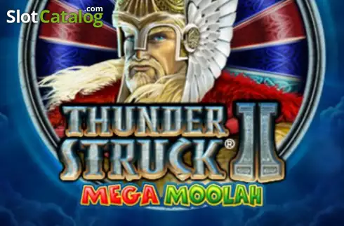 Thunderstruck II Mega Moolah ロゴ