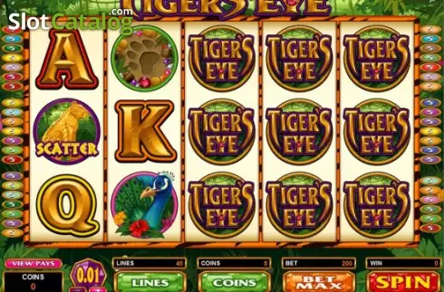 Ekran5. Tiger's Eye yuvası