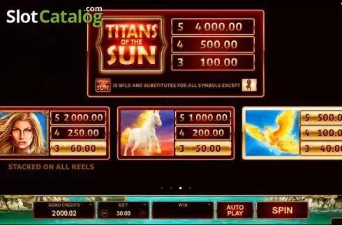 Screen4. Titans of the Sun Theia slot